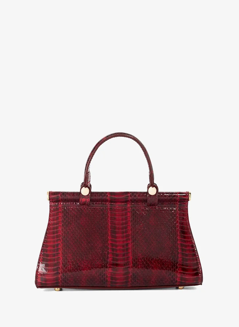Dune London Top Handle Flapover Satchel